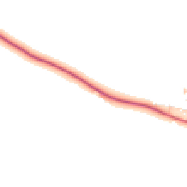 Daytime road noise heatmap for DL17 0NR