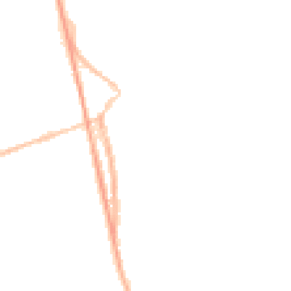 Night-time road noise heatmap for DL17 8HJ