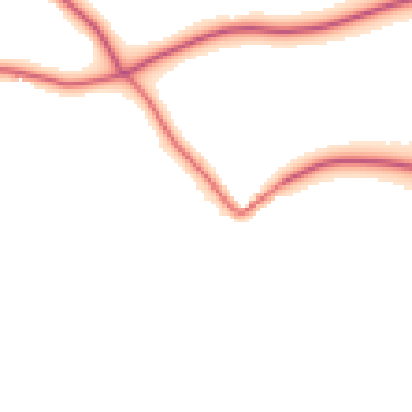 Daytime road noise heatmap for DL17 9AA