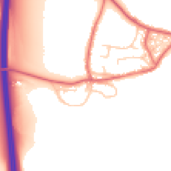 Daytime road noise heatmap for DL17 9AG