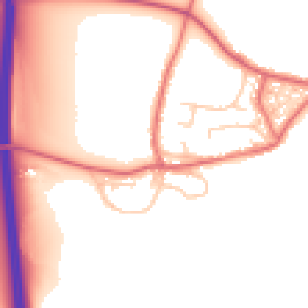 Daytime road noise heatmap for DL17 9AN