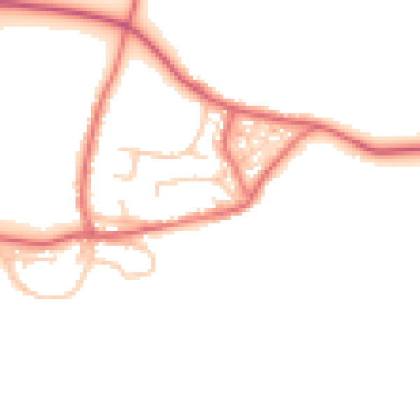 Daytime road noise heatmap for DL17 9AR