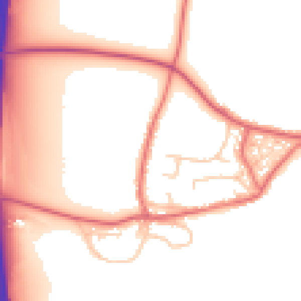 Daytime road noise heatmap for DL17 9BQ