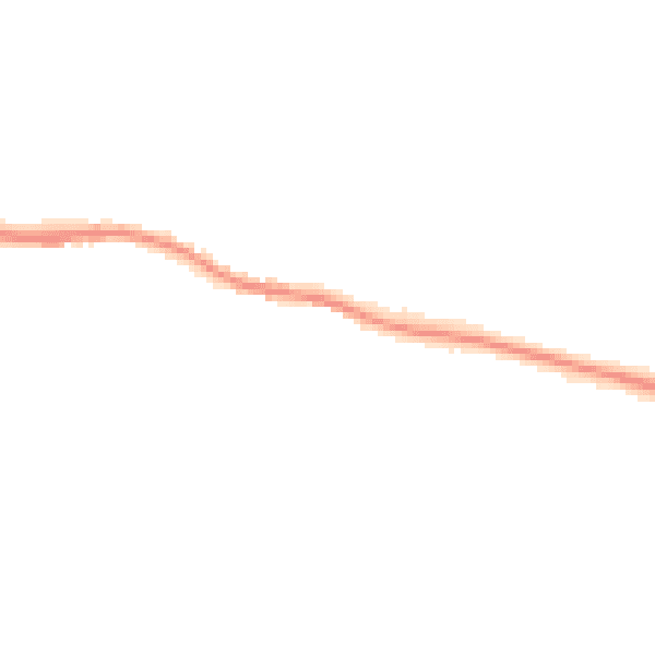 Night-time road noise heatmap for DL2 3DX