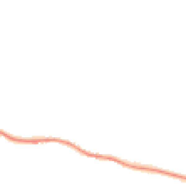 Night-time road noise heatmap for DL2 3ET