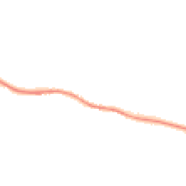 Night-time road noise heatmap for DL2 3GA
