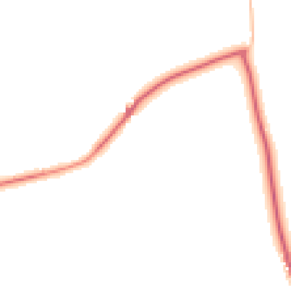 Daytime road noise heatmap for DL2 3QT