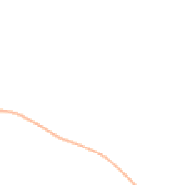 Night-time road noise heatmap for DL2 3TU