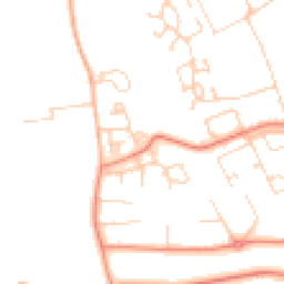 Daytime road noise heatmap for DL9 3EG