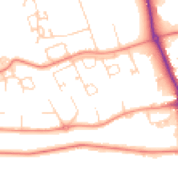Daytime road noise heatmap for DL9 3HU