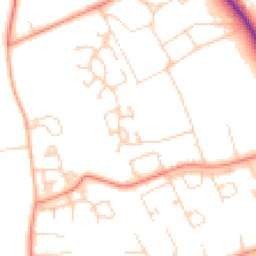 Daytime road noise heatmap for DL9 3SA