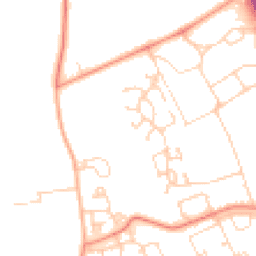 Daytime road noise heatmap for DL9 3SL