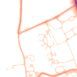Daytime road noise heatmap for DL9 3SN