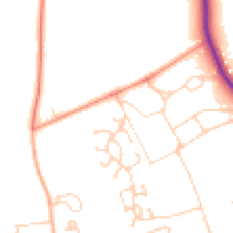 Daytime road noise heatmap for DL9 3SR