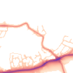 Daytime road noise heatmap for DL9 4BB