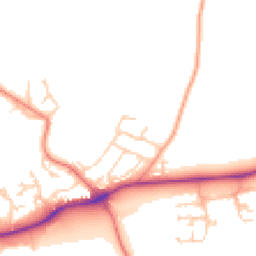 Daytime road noise heatmap for DL9 4HB