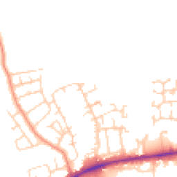 Daytime road noise heatmap for DL9 4PL
