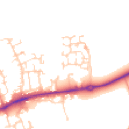 Daytime road noise heatmap for DL9 4XW