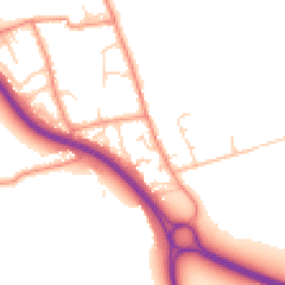 Daytime road noise heatmap for DN10 4TE