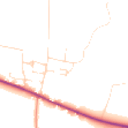 Daytime road noise heatmap for DN10 5AZ