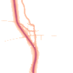 Daytime road noise heatmap for DN10 6AW