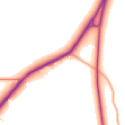 Daytime road noise heatmap for DN10 6BQ