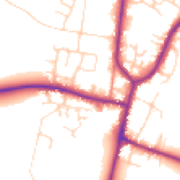 Daytime road noise heatmap for DN10 6LT