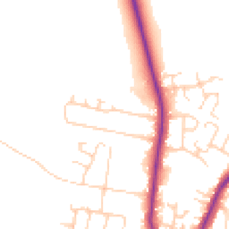 Daytime road noise heatmap for DN10 6NR