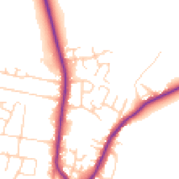 Daytime road noise heatmap for DN10 6PA