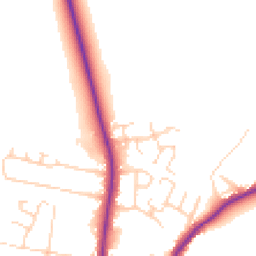 Daytime road noise heatmap for DN10 6XJ