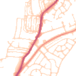 Daytime road noise heatmap for DN12 1AE
