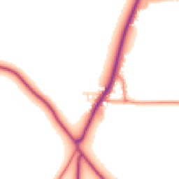 Daytime road noise heatmap for DN12 1PZ