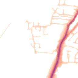 Daytime road noise heatmap for DN12 1QN