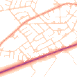 Daytime road noise heatmap for DN12 2HH