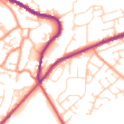 Daytime road noise heatmap for DN12 3AF