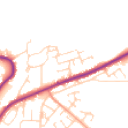 Daytime road noise heatmap for DN12 3AY
