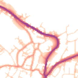 Daytime road noise heatmap for DN12 3DT