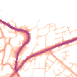Daytime road noise heatmap for DN12 3EW