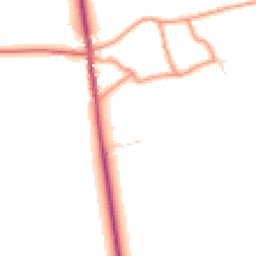 Daytime road noise heatmap for DN15 0BY