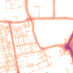 Daytime road noise heatmap for DN15 6AL