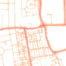 Daytime road noise heatmap for DN15 6AU
