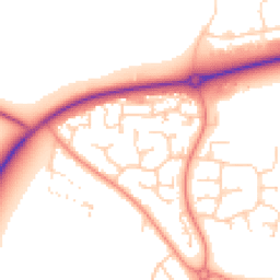 Daytime road noise heatmap for DN15 8UU