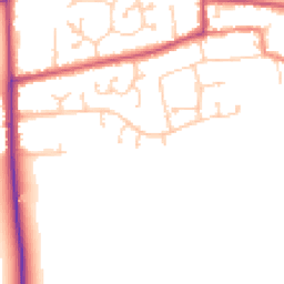 Daytime road noise heatmap for DN15 9SF