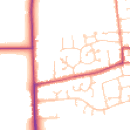 Daytime road noise heatmap for DN15 9XP
