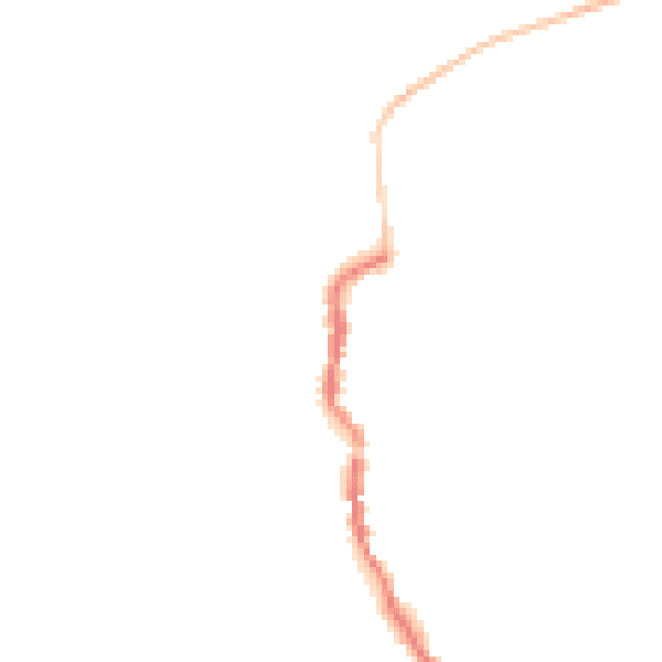 Night-time road noise heatmap for DN17 4LD