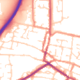 Daytime road noise heatmap for DN18 5AP