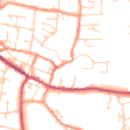 Daytime road noise heatmap for DN18 5EY