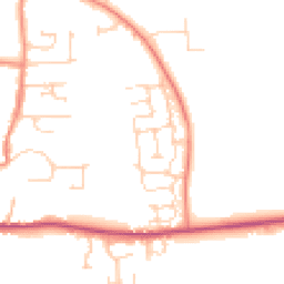 Daytime road noise heatmap for DN18 5GR