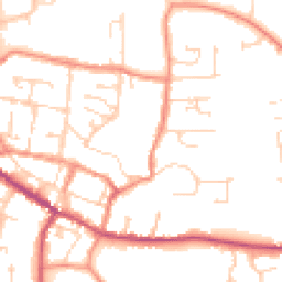 Daytime road noise heatmap for DN18 5HD