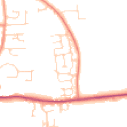 Daytime road noise heatmap for DN18 5SB